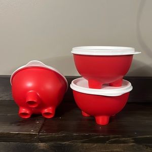 Tupperware Salsa Server Set of 3